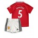 Cheap Manchester United Harry Maguire #5 Home Football Kit Children 2022-23 Short Sleeve (+ pants)